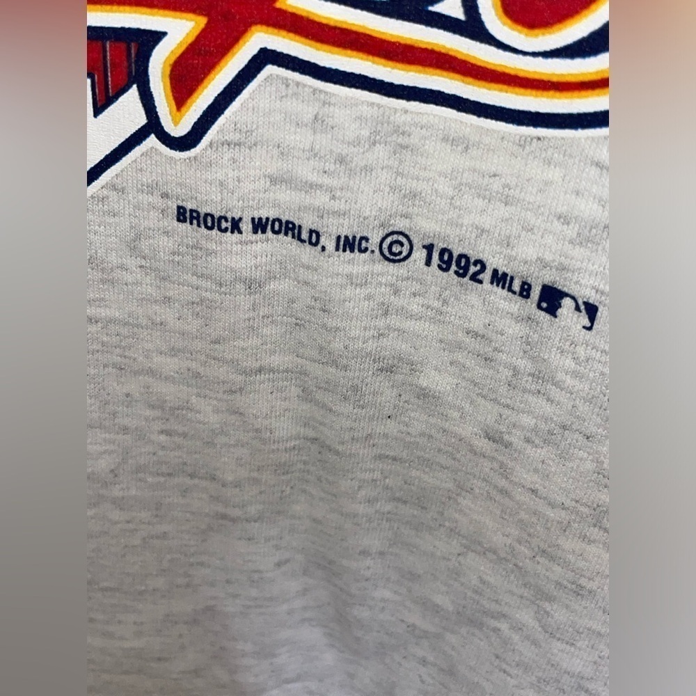 Vintage NWT 1992 Atlanta Braves Western Division Champs T-Shirt Men's Size XL - Picture 10 of 10